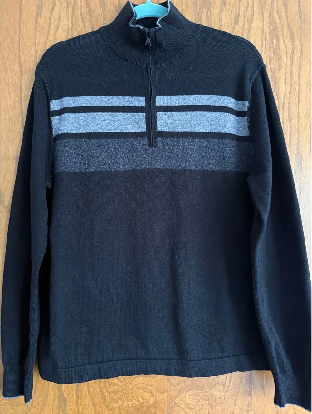 Banana Republic Men’s Cotton Cashmere Blend Quarter-Zip Sweater – Size M